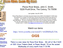 Tablet Screenshot of pecosriverbrass.com
